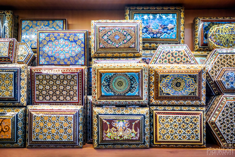 Boxes in Istanbul's Grand Bazaar