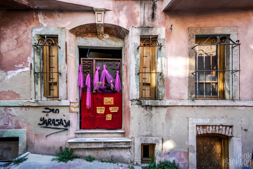 Colorful house in Balat, Istanbul