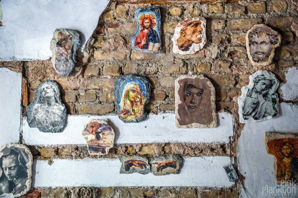 Stone print art in Balat, Istanbul