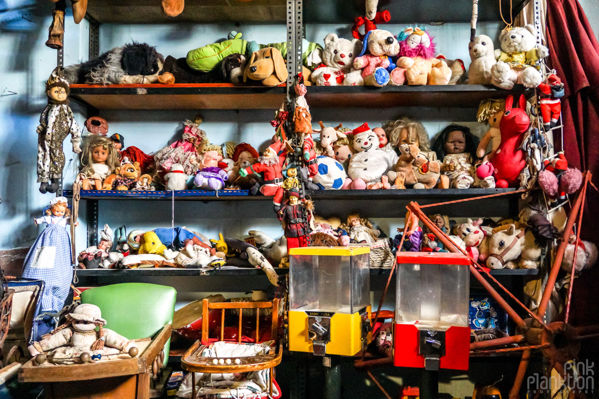 Antique toys at Plato Platonik in Istanbul