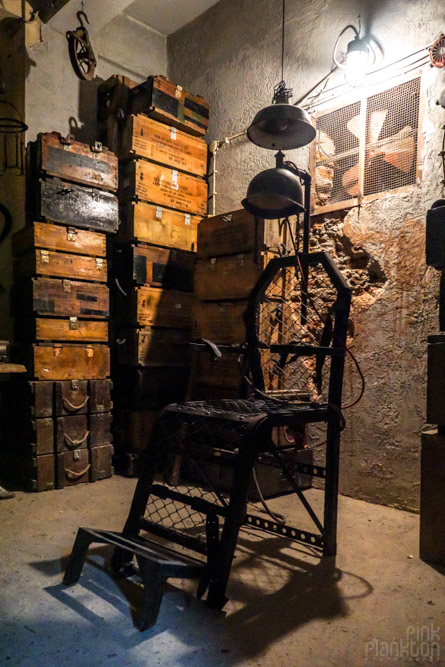 Electric chair at Plato Platonik in Istanbul