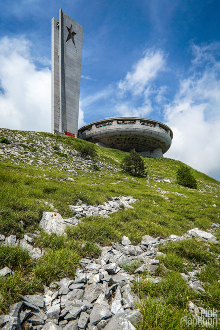 Buzludzha abandoned Communist monument in Bulgaria