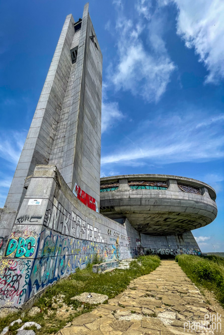 Buzludzha abandoned Communist monument in Bulgaria