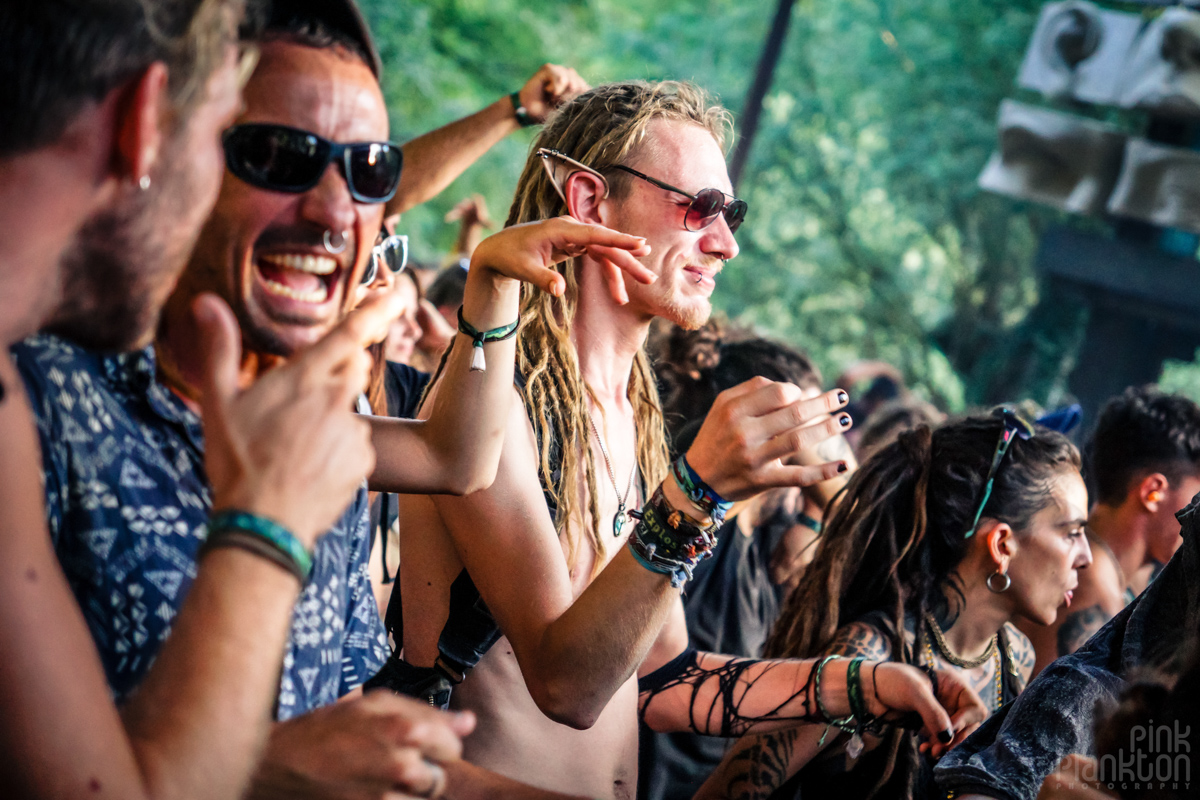 Male dancing at Modem Festival