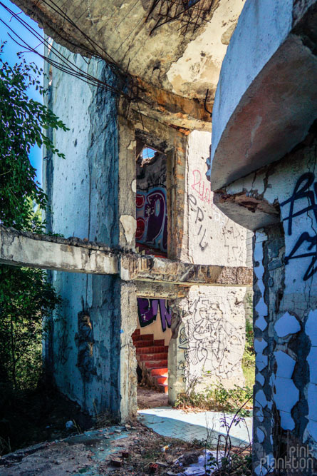 Abandoned Bistrik Tower in Sarajevo