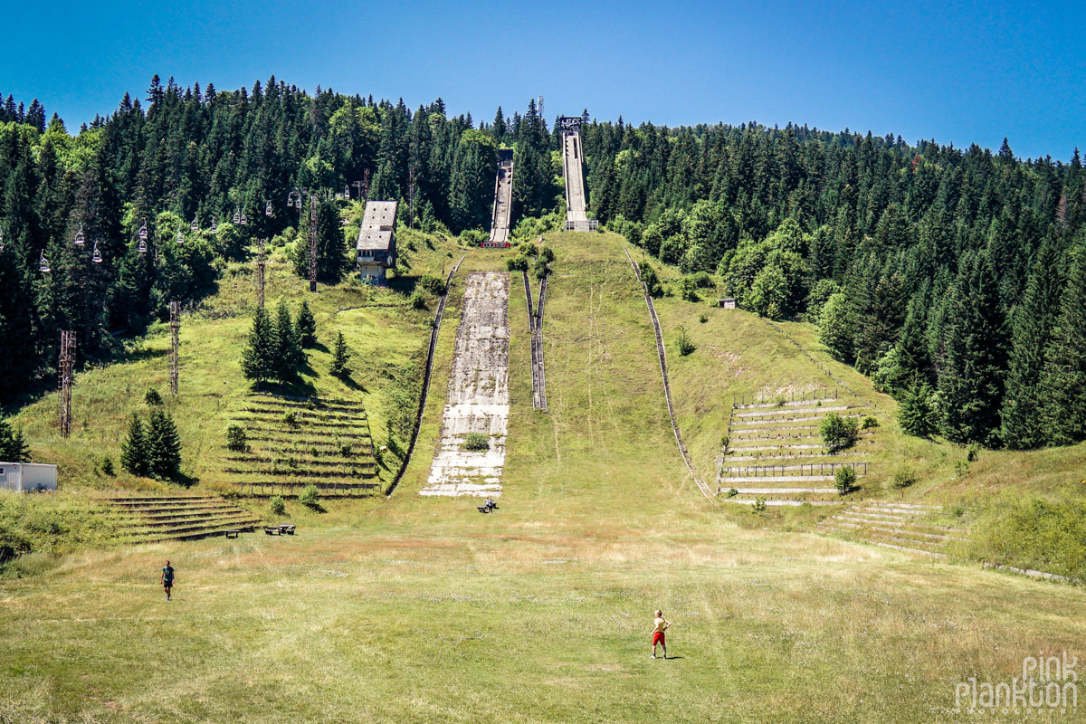 Abandoned Sarajevo Olympics ski slopes